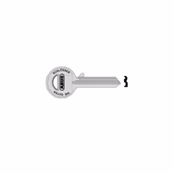 ABUS KB02697 85/50 50mm +60 Left Hand Key Blank