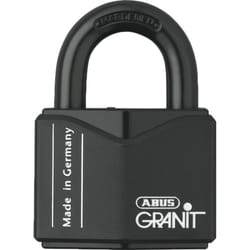 ABUS 07783 Granit Plus Hardened Steel Open Shackle Rekeyable Padlock