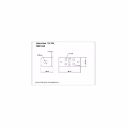 115/100, Lock with Clamp Spacer, 100 mm
