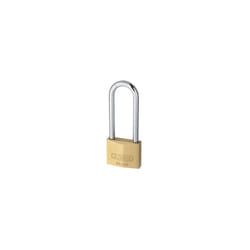 ABUS 6550LSC 65/50HB80 50mm Brass Padlock 80mm Long Shackle Carded