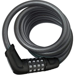 ABUS Tresor 6512C spiral cable lock, combination lock made of 12 mm thick, flexible coiled cable, security level 4