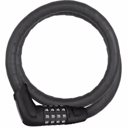 ABUS 6 Series Tresorflex Combo Armored Cable Lock Black 120cm/15mm