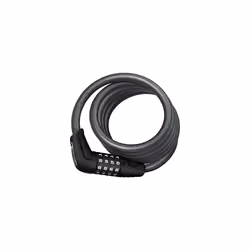 PHANTOM 8950/180 KF - Cable Bike Lock Set with KF Saddle Clamp Bracket - 12/15mm - ABUS Security Level 5 - Black