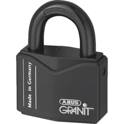 Abus 37 Series Granit `Plus` Mechanism Solid Steel Rekeyable Open Shackle Padlock - 37mm