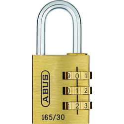 ABUS 20131 Brass Combination Lock 165/30SB  Size: 30 mm