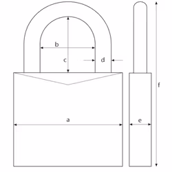 ABUS 158/65 B/DF COMBINATION PADLOCK 65 mm - Additional view 4