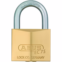Nihon Lock Service ABUS Brass Padlock EC75/30 KD Dimple Cylinder Rose No