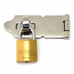 Nihon Lock Service ABUS Brass Padlock EC75/30 KD Dimple Cylinder Rose No