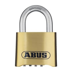 Waterproof Combination Padlock - Brass - 4 Wheel - 50mm