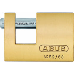 ABUS 11571 Monoblock Brass Shutter Padlock with 8501 Alike Keyed
