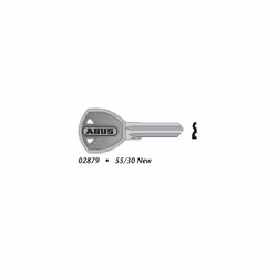 ABUS KB35491 55/30-35 New Key Blank (Kd Only) 35491