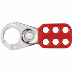 ABUS 701R Lock Off Hasp - Red