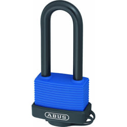 ABUS 36610 63mm Stainless Steel Long Shackle Brass Padlock with 6401 Alike Keyed