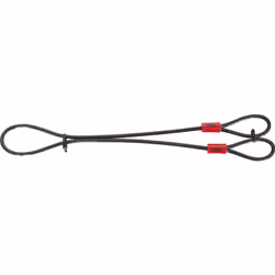 ABUS Cobra Steel Cable, black, Size 75 cm for Men