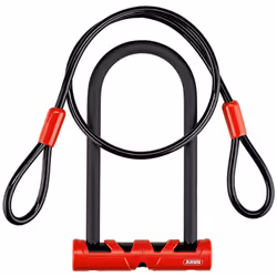 Abus 420/170HB230+USH+COBRA 10/120 - Cavo forcella finale  Black  23 c