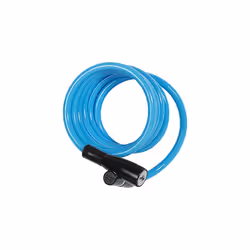 Spiral cable lock 3506K - 6 mm thick flexible bike lock - ABUS security level 1 - 120 cm - Unicolor
