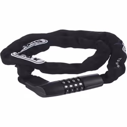 ABUS 48566, Chain lock, Black, White, Hardened steel, 4 digit combination, 850 mm, 1.05 kg