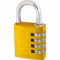 ABUS 145/40 Combination Padlock - Yellow