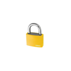 ABUS KA49934 T65AL/40 40mm My Lock Aluminium Padlock Yellow Body Keyed 6401
