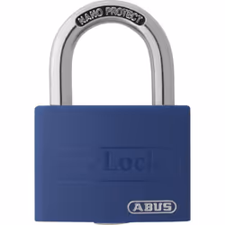ABUS 65AL40BLU Open Shackle Padlock - Blue