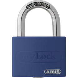 ABUS 65AL40BLU Open Shackle Padlock - Blue