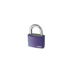 ABUS 65AL40VIO T65AL/40 40mm My Lock Aluminium Padlock Violet Body 50023