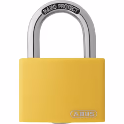 ABUS 65AL40YEL Open Shackle Padlock - Yellow