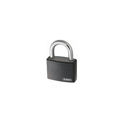 ABUS 65AL40BLA T65AL/40 40mm My Lock Aluminium Padlock Black Body 50036