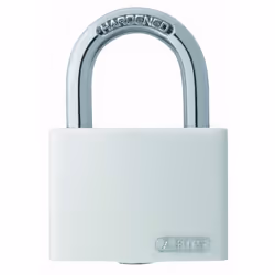 ABUS 65AL40WHI Open Shackle Padlock - White