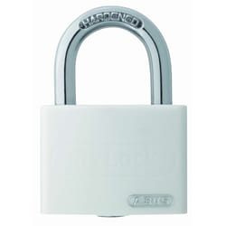 ABUS 65AL40WHI Open Shackle Padlock - White