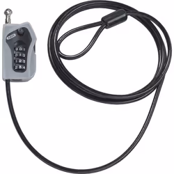 200cm Abus 205 Combiloop Cable Lock - Black 5mm 52523 - abus 205 combiloop lock black cable 5mm200cm 52523
