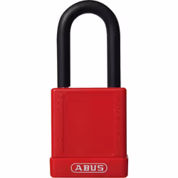 ABUS 59108, Conventional padlock, Key lock, Master keyed, Storage locker, Red, Stainless steel