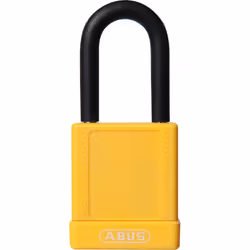 ABUS 59110, Conventional padlock, Key lock, Master keyed, Storage locker, Yellow, Steel