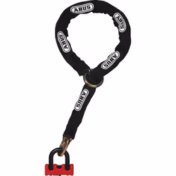 ABUS 59715, Chain lock, Black, Red, Hardened steel, Key, 41 mm, 1200 mm