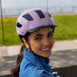 ABUS Bike Helmet with Light, Hyban 2.0 LED, Head Protection with Front and Rear Light, Robust Hard Shell, Unisex - Additional view 5