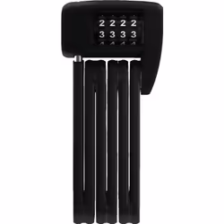 ABUS Bordo Lite Mini 6055C/60, Folding lock, Black, Plastic, Steel, 4 digit combination, 600 mm
