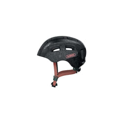 Youn-I 2.0 bike helmet - with light for children, teenagers and young adults - for girls and boys - black, size M