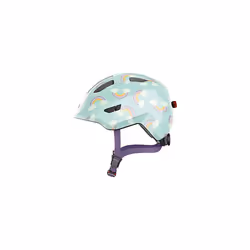 Smiley 3.0 LED Children's Helmet, Bicycle Helmet for Toddlers with Deep Fit, Child-Friendly Designs, Space for Pigtail, Unise ...