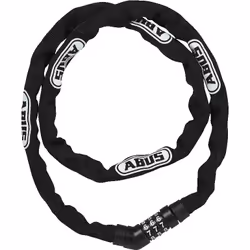 ABUS 4804C, Chain lock, Black, Plastic, Steel, Synthetic, Steel