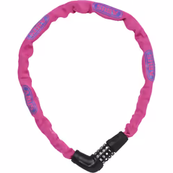 ABUS 72497, Wheel lock, Pink, Steel, Steel, Nylon, 750 mm