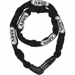 ABUS 72498, Wheel lock, Black, Steel, Steel, Nylon, 4 digit combination
