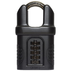 Combination Padlock - Steel - 5 Wheel - 65mm - Closed Shackle