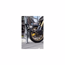 ABUS Brake disc lock Granit Detecto XPlus 8077 II SRA - Motorcycle lock with alarm - ABUS security level 18 - Yellow