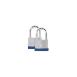 ABUS Mechanical 80889 50mm Silver Rock 5 Padlock Twin Pack