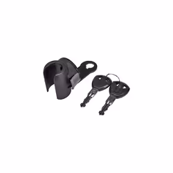 PHANTOM 8950/180 TexFL - Cable Bike Lock Set with TexFL Saddle Clamp Bracket - 12/15mm - ABUS Security Level 5 - Black