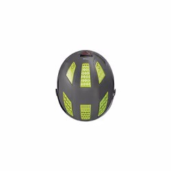 ABUS Hyban 2.0 ACE City Helmet - Durable Bicycle Helmet for Daily Use with ABS Hard Shell - for Women and Men - Grey, Size L