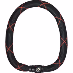 ABUS Steel-O-Chain Ivy 9210 Chain Lock, black-red, Size 170 cm for Men
