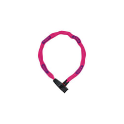 Catena 6806K Neon Pink Chain Lock Plastic Coated Bicycle Lock Square Chain with ABUS Security Level 685 cm Pink