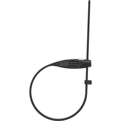 ABUS Combiflex TravelGuard Cable Lock - Lock for securing Helmets  prams  skis and Luggage - 75 cm Cable Length - with Number Code - Black