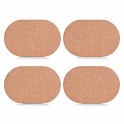Zeller Present 01420 placemat Oval Brown 4 pc(s)